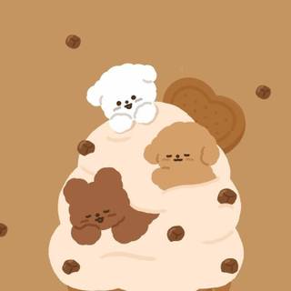 Light cream aesthetic anime wallpaper