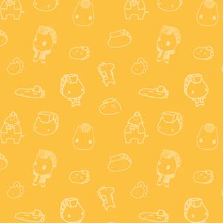 Laptop aesthetic yellow wallpaper