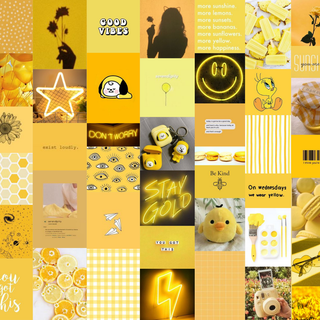 Laptop aesthetic yellow wallpaper