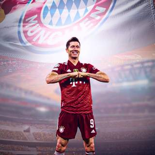 Lewandoski iPhone wallpaper
