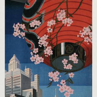 Japan vintage wallpaper