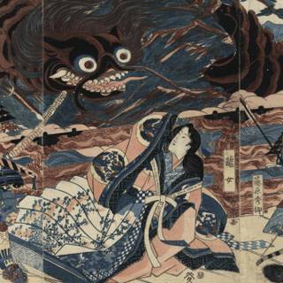 Japan vintage wallpaper