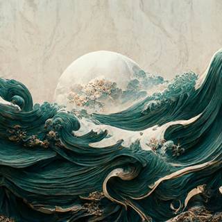 Japan vintage wallpaper