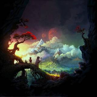 Exciting computer wallpaper