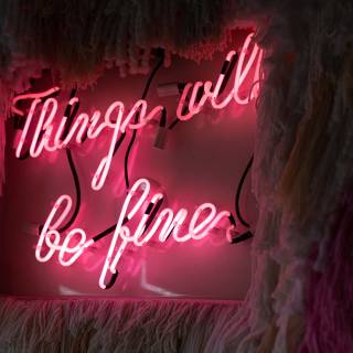 Neon things wallpaper