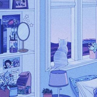 Bedroom aesthetic art wallpaper