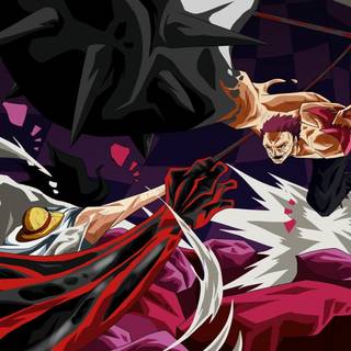 Luffy fighting wallpaper