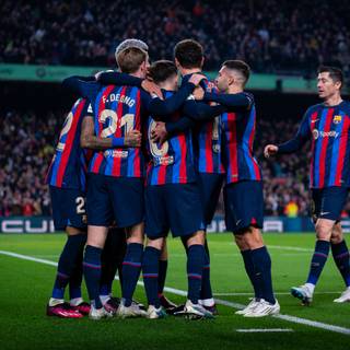 FC Barcelona La Liga 2023 Champions wallpaper