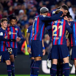 FC Barcelona La Liga 2023 Champions wallpaper