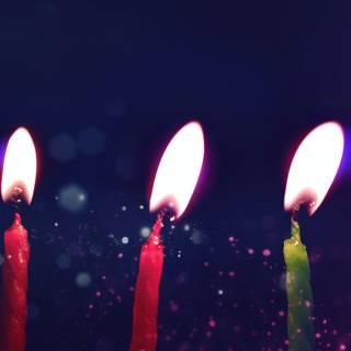 Birthday candle wallpaper