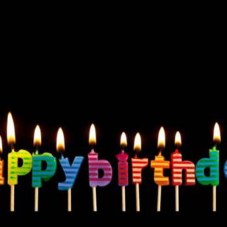 Birthday candle wallpaper