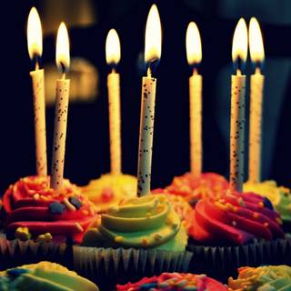 Birthday candle wallpaper