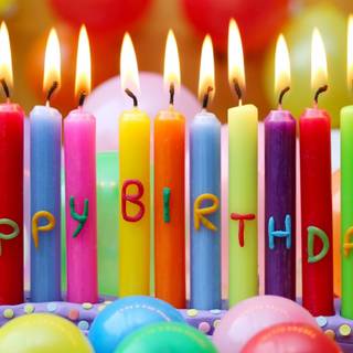 Birthday candle wallpaper