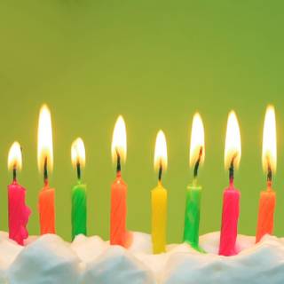 Birthday candle wallpaper