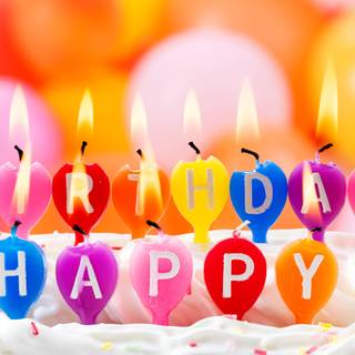 Birthday candle wallpaper