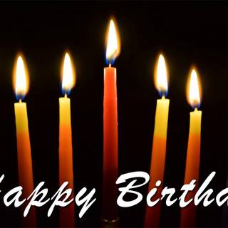 Birthday candle wallpaper