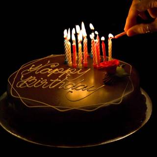 Birthday candle wallpaper