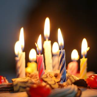 Birthday candle wallpaper