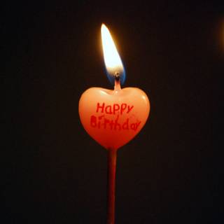 Birthday candle wallpaper