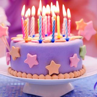 Birthday candle wallpaper