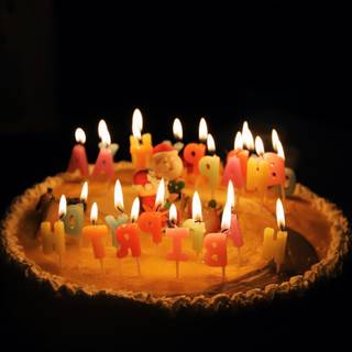 Birthday candle wallpaper