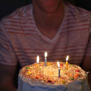 Birthday candle wallpaper