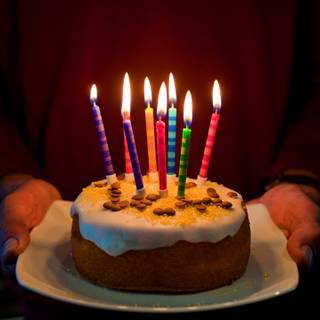 Birthday candle wallpaper