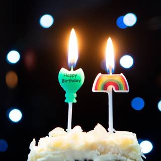 Birthday candle wallpaper