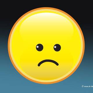 Cute sad Emoji wallpaper