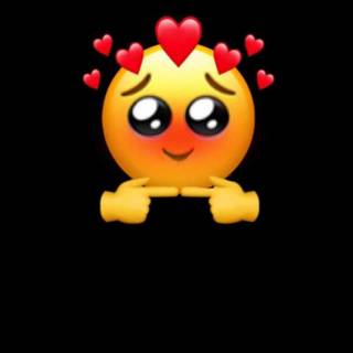 Cute sad Emoji wallpaper