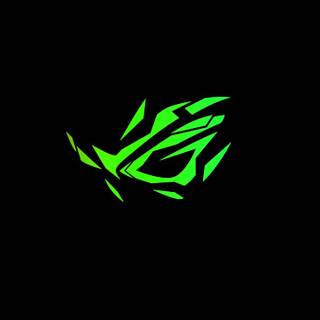 Asus green wallpaper