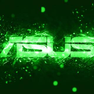 Asus green wallpaper
