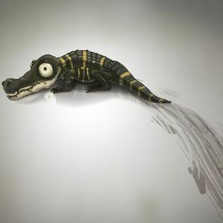 Baby crocodile wallpaper