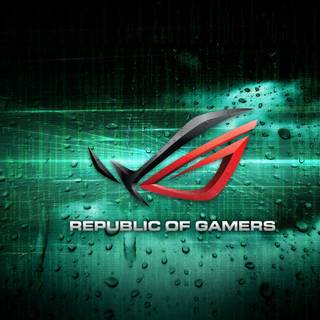 Asus green wallpaper