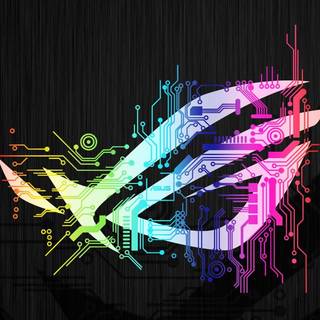 Asus green wallpaper