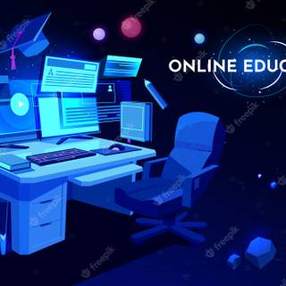 Computer education wallpaper