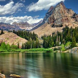 Mountainside wallpaper