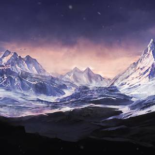 Mountainside wallpaper