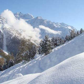 Mountainside wallpaper