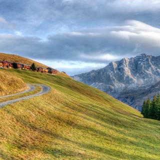 Mountainside wallpaper