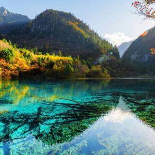 Mountainside wallpaper