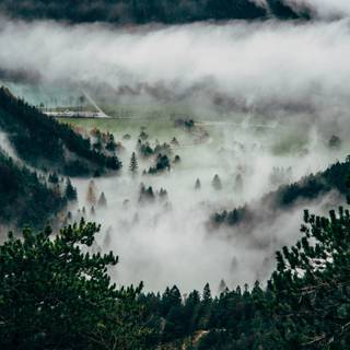 Mountainside wallpaper