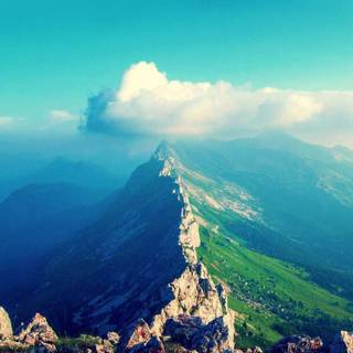 Mountainside wallpaper