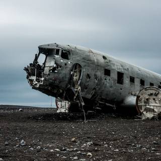 A plane crash wallpaper