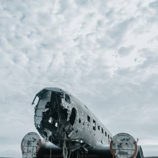 A plane crash wallpaper