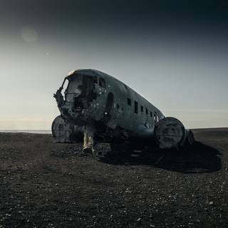 A plane crash wallpaper