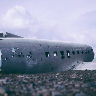 A plane crash wallpaper