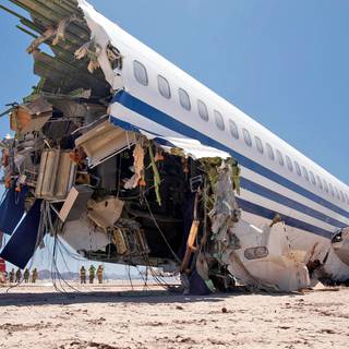 A plane crash wallpaper