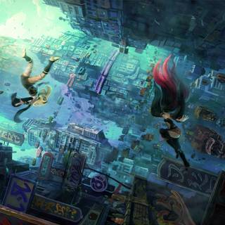Gravity Rush 2 desktop wallpaper