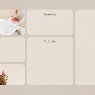 Organizational wallpaper